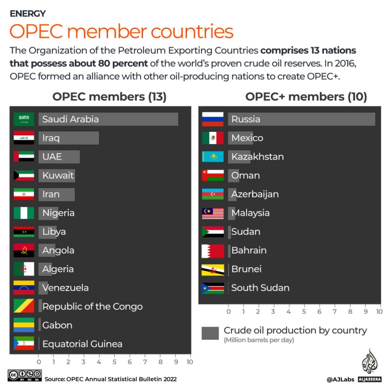 TƯƠNG TÁC---Các nước thành viên OPEC