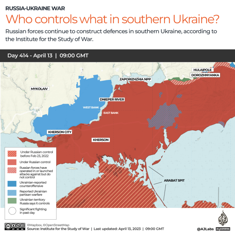 INTERAKTIF-SIAPA YANG MENGENDALIKAN APA DI SELATAN UKRAINA