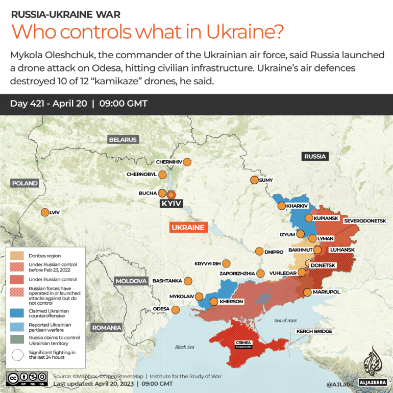 Interactive - Who controls what in Ukraine