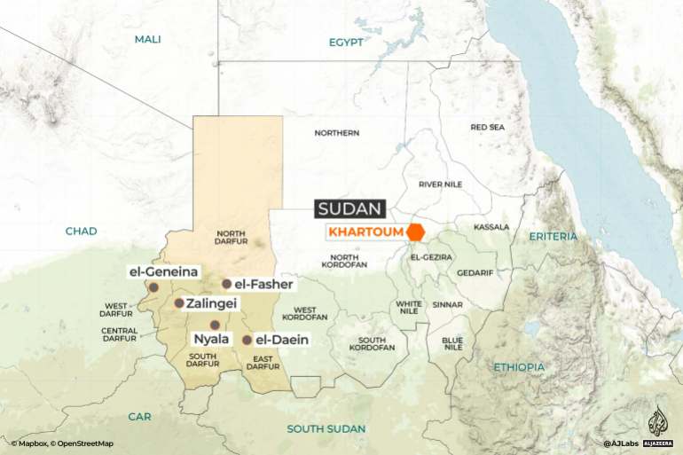 Interactive_Sudan_Darfur خريطة المدن