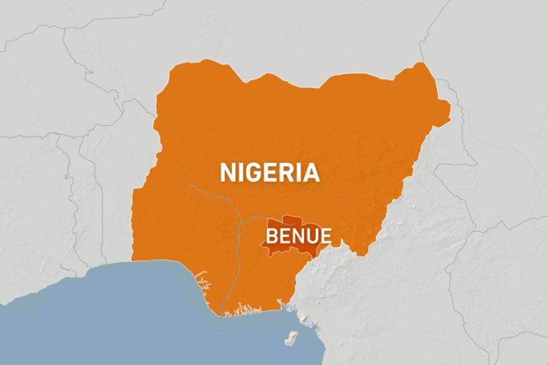 Benue, Nigeria map