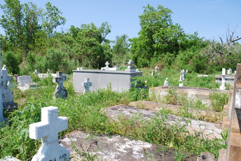 A photo of Prevost Cemetery.