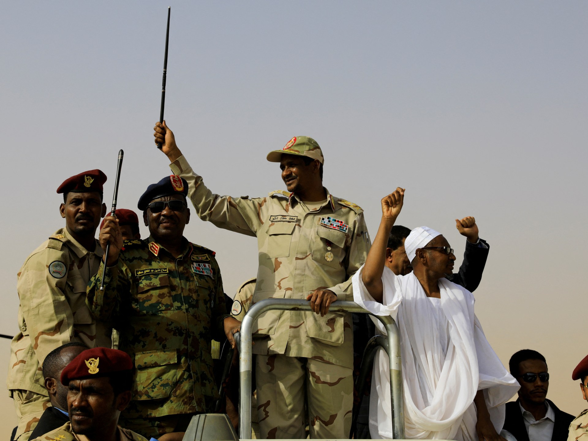 Heavy gunfire, blasts heard in Sudan’s capital Khartoum