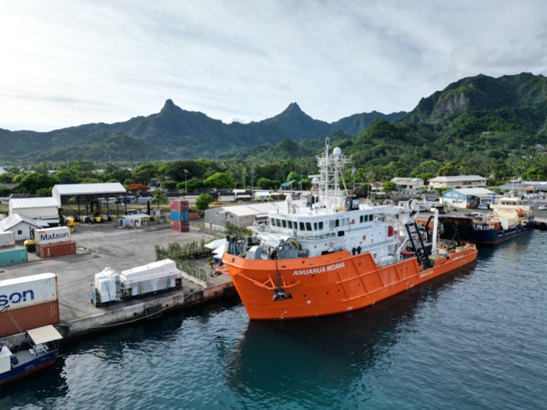 The Moana Minerals research ship