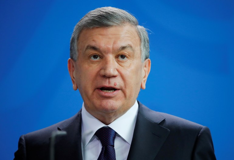 Uzbekistan's President Shavkat Mirziyoyev