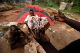 Illegal mining is widespread in the West African country, where many in poor communities see it as a way of making a living [File: Zohra Bensemra/Reuters]