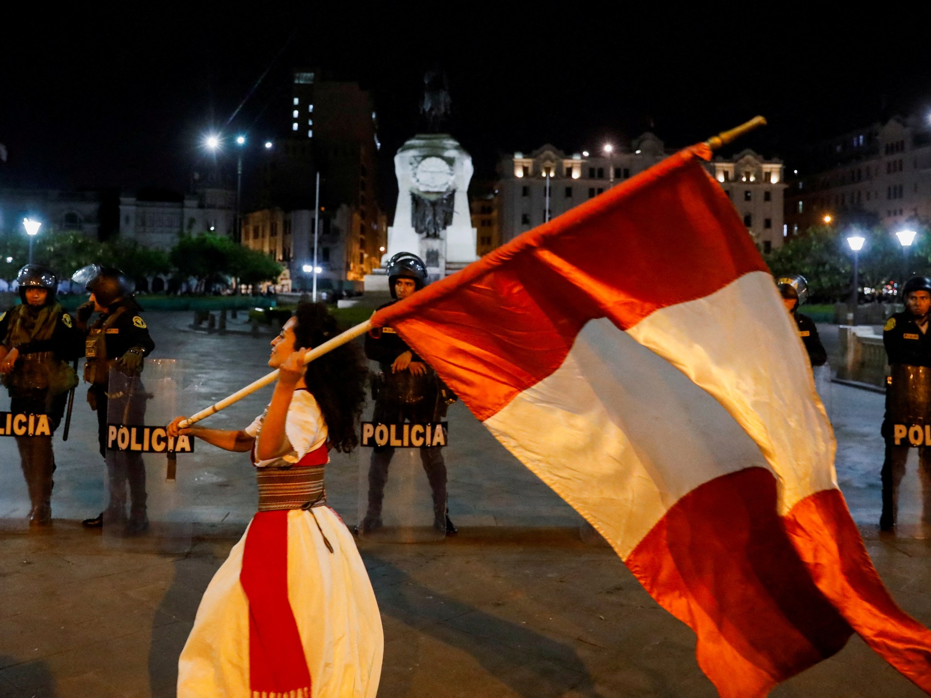 The human rights commission says that the repression in Peru can be described as a ‘massacre’