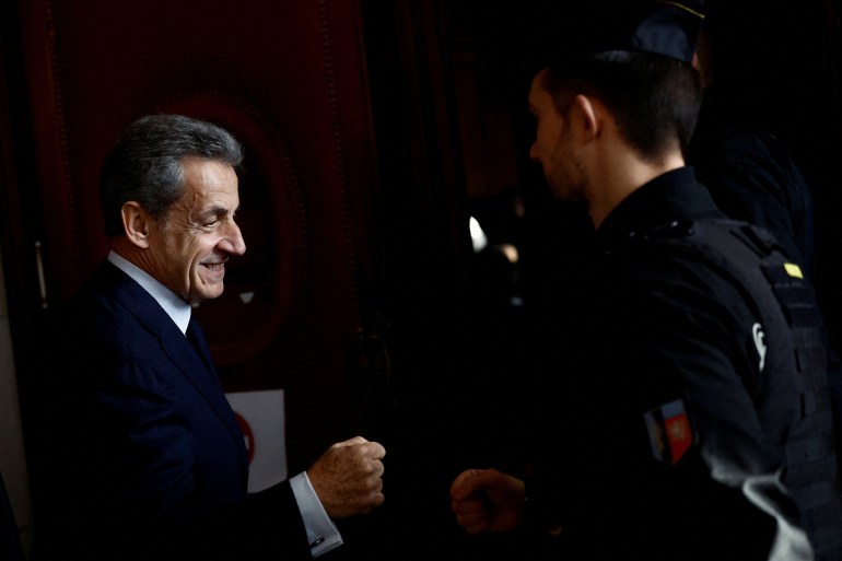 L'ex presidente francese Nicolas Sarkozy 