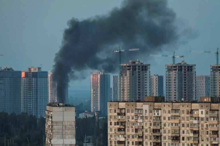 Russian cruise missile attack targets Kyiv, one killed in Odesa | Russia- Ukraine war News | Al Jazeera
