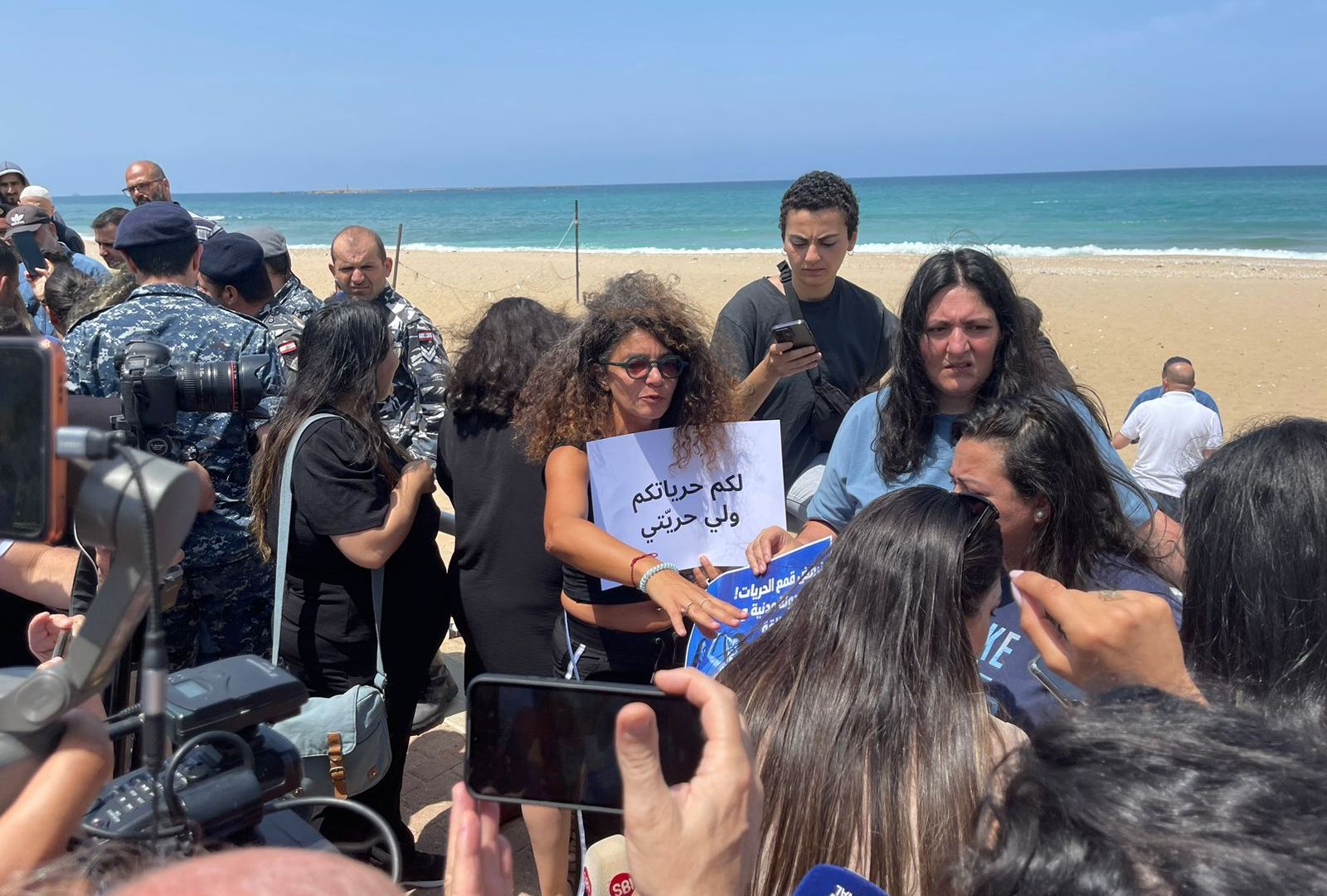 Lebanese feminists protest after woman harassed over swimsuit | Women’s Rights News