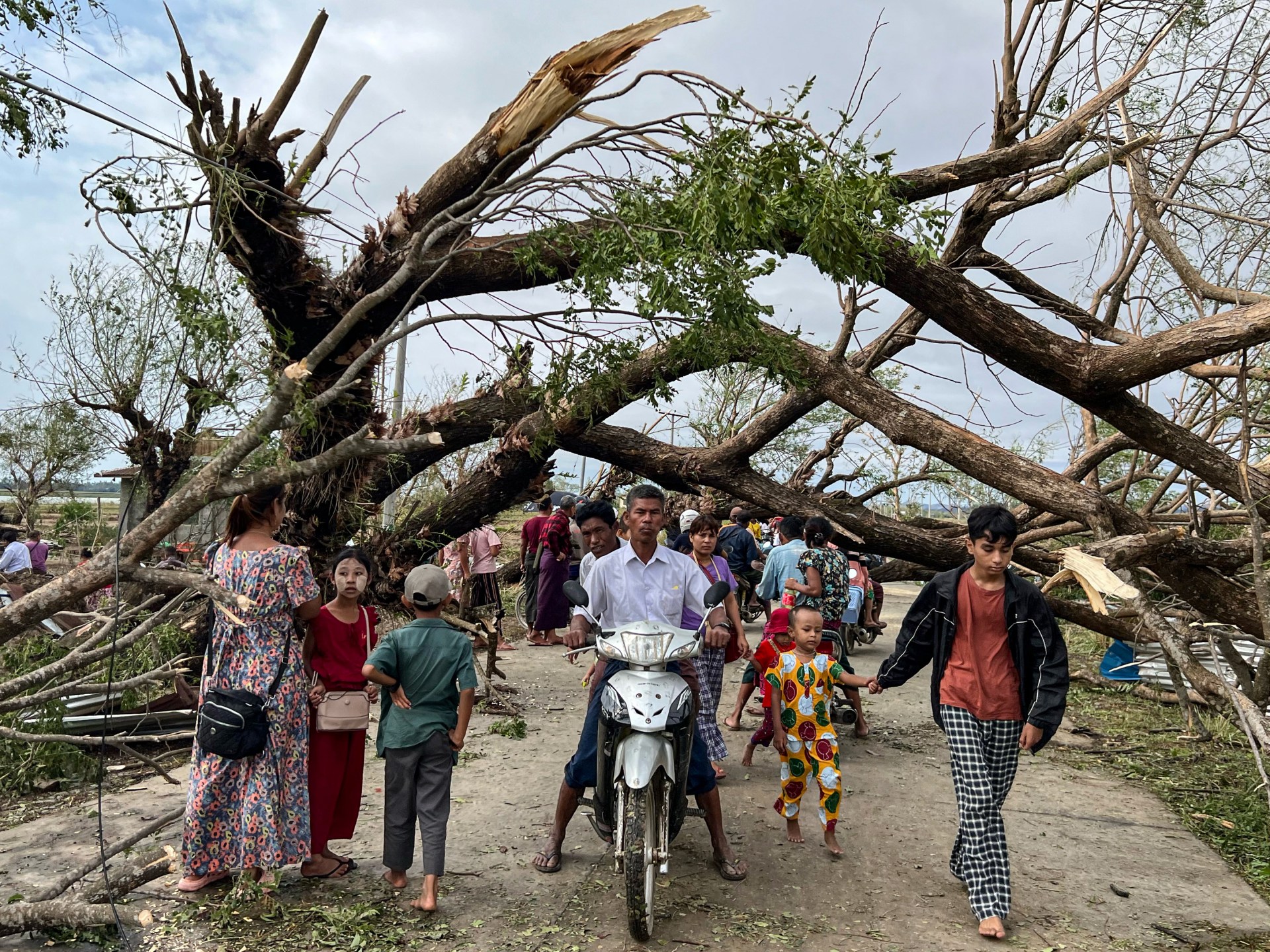 Photos: Cyclone Mocha hits Myanmar and Bangladesh