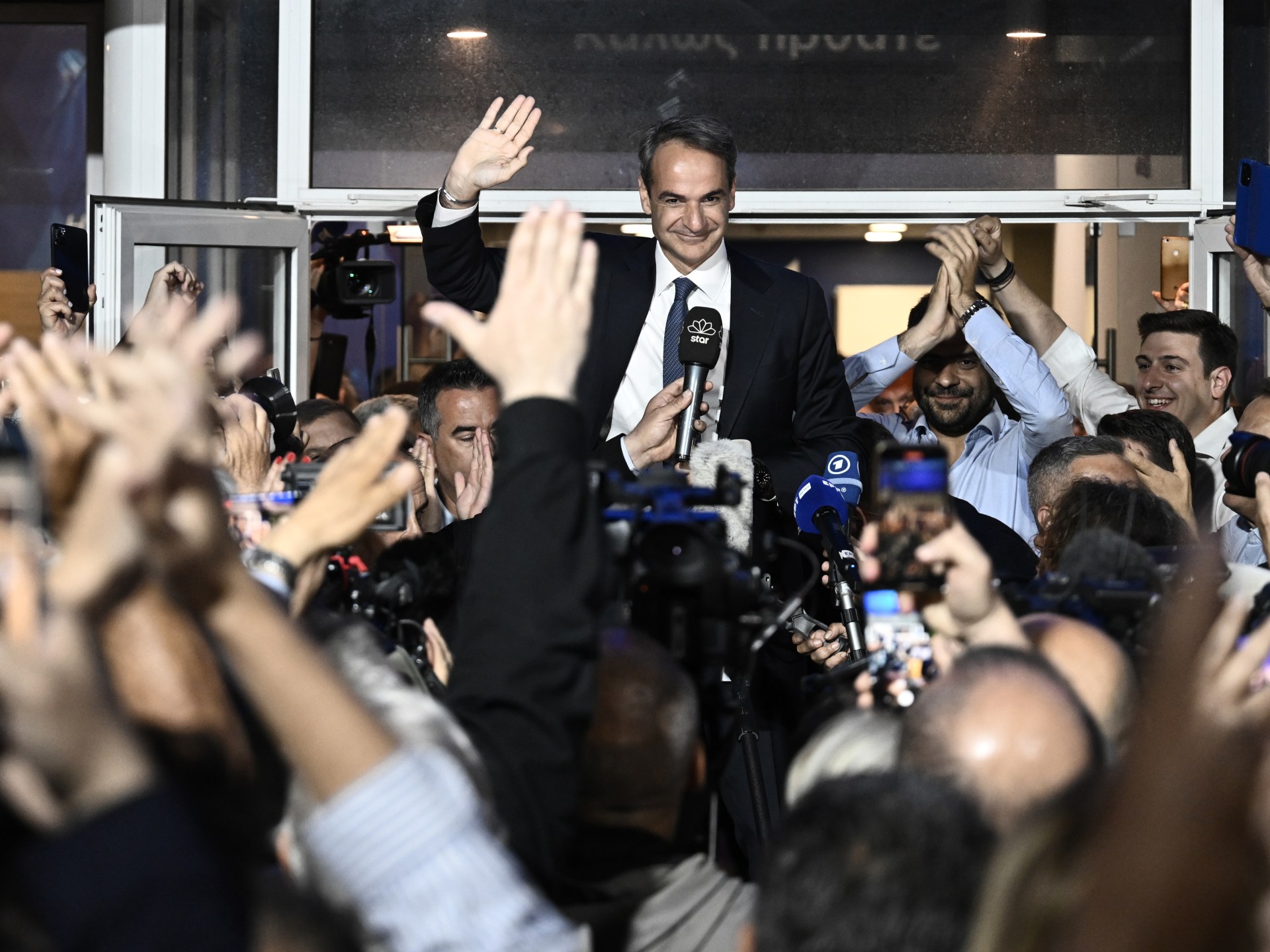 Консервативная партия Греции уверенно побеждает на национальных выборах |  Новости выборов