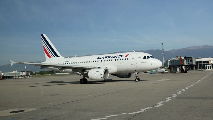 Air France's Airbus A318-111 aircraft