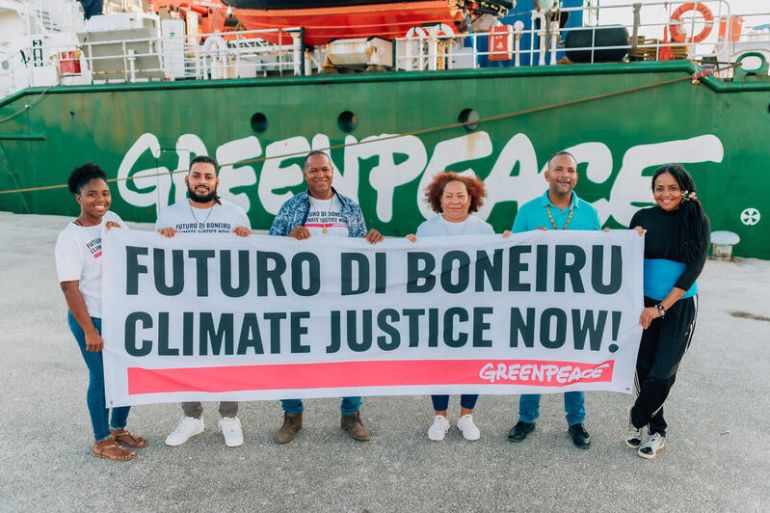 Residents of the Dutch Caribbean island Bonaire are launching a legal case with Greenpeace Netherlands against the Dutch government to protect their island against climate change.