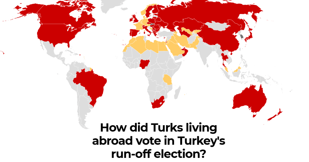 Türkiye'deki ikinci tur seçimlerinde yurt dışından gelen Türkler nasıl oy kullandı?  |  İnteraktif haberler