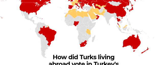 How did Turks living abroad vote in Turkey’s run-off election?