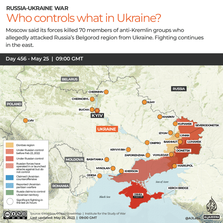 L’Ucraina afferma che la Russia ha allentato i suoi attacchi a Bakhmut per riorganizzarsi |  Notizie della guerra tra Russia e Ucraina