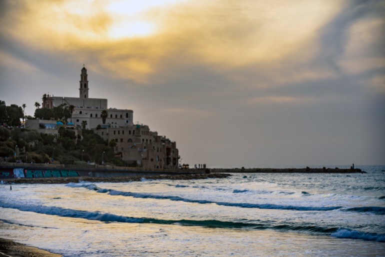 A view of Jaffa's shoreline