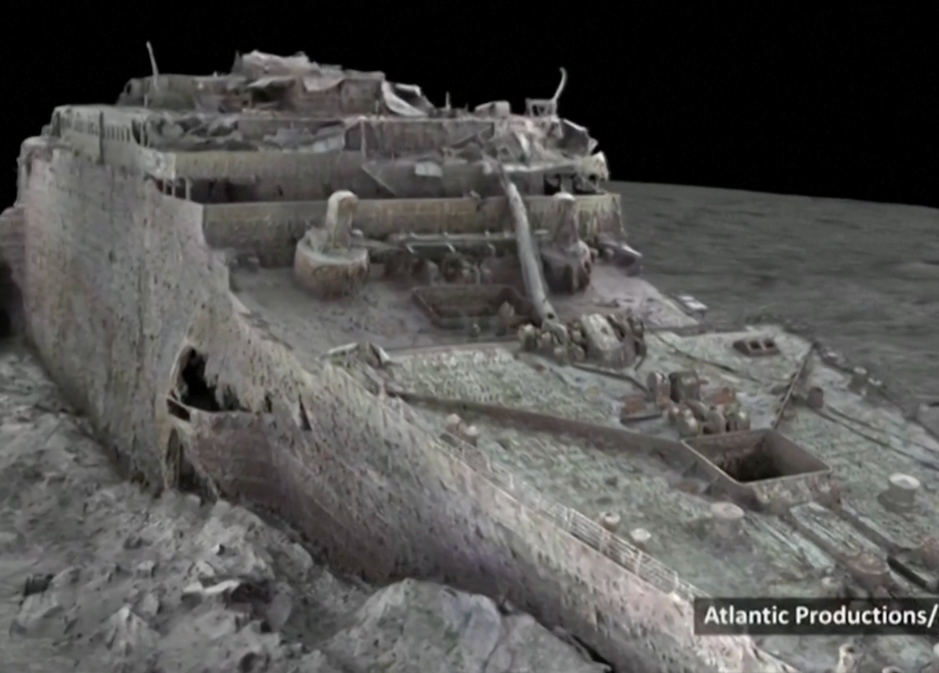 First full-sized 3D scan of the Titanic shipwreck captured | History News |  Al Jazeera