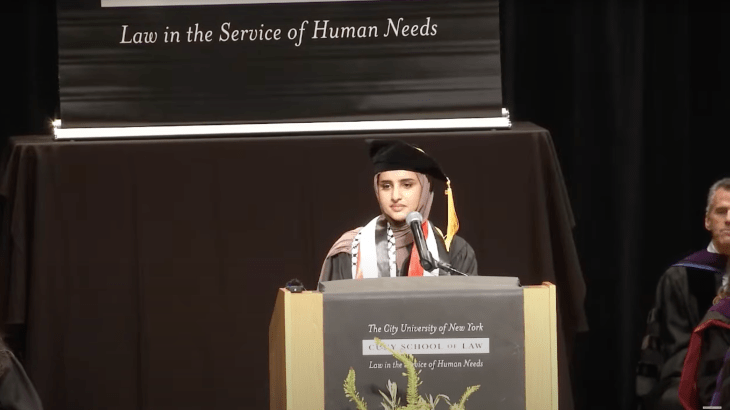 Fatima Mohammed gives the commencement speech