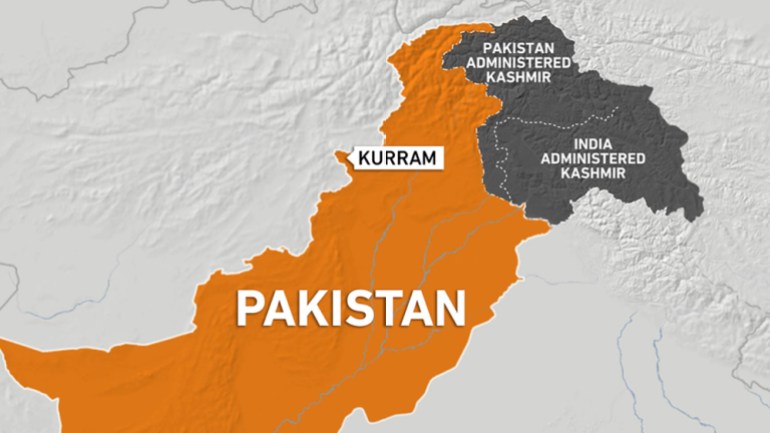 Mapa de Kurram