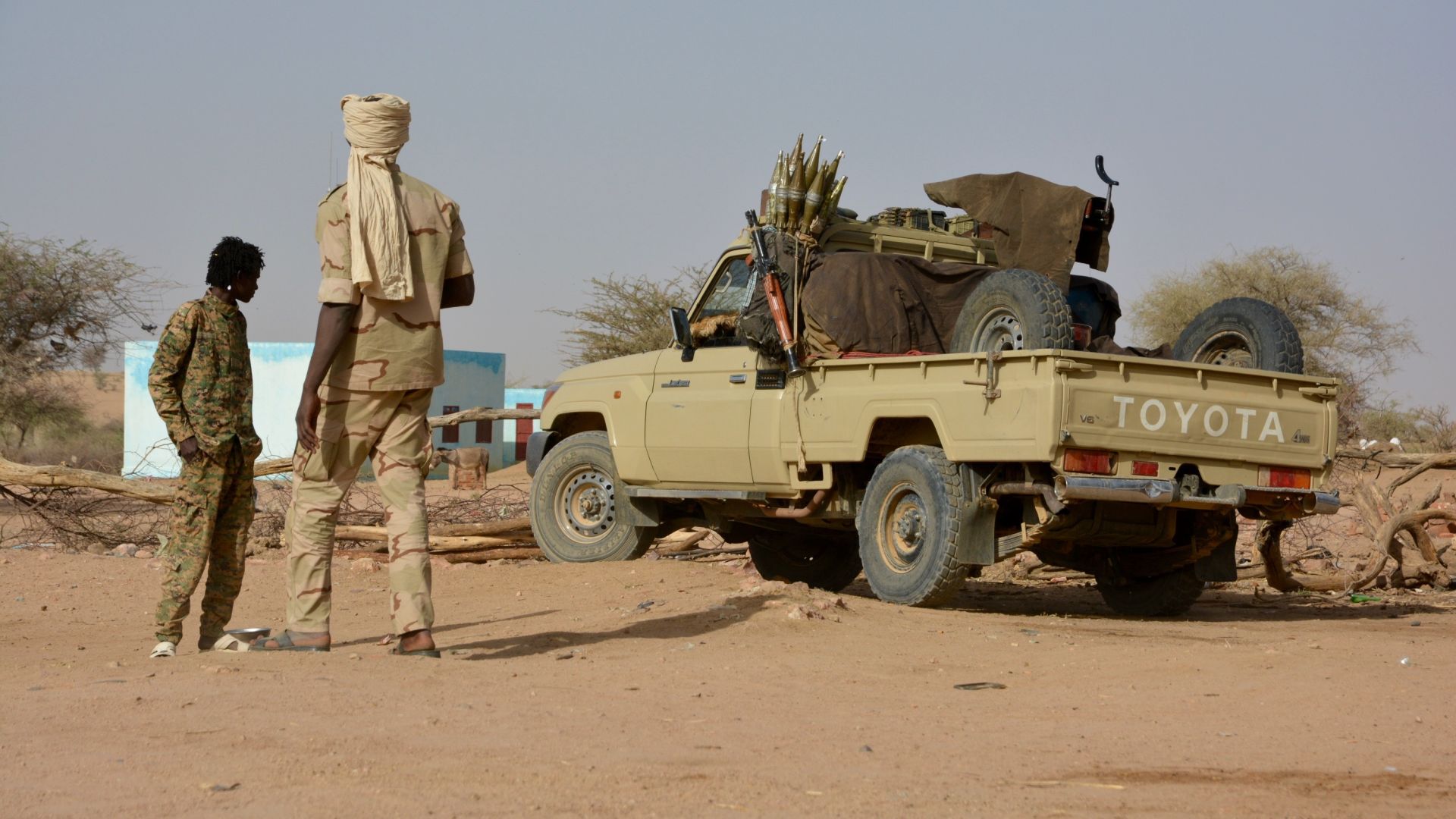 Rebel soldiers, Abu Gamra, Sudan