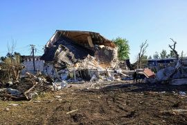 A handout photo made available by the Governor of Dnipropetrovsk Oblast Serhiy Lysak shows the aftermath of a rocket hit in the Dnipro area, central Ukraine, 04 June 2023, amid the Russian invasion. According to the State Emergency Service (SES) of Ukraine, a 2-years old girl died and 22 people were injured, including 5 children, as a result of a Russian rocket attack in the Dnipro area on the evening of 03 June.  EPA-[EFE/DNIPROPETROVSK REGIONAL STATE ADMINISTRATION / HANDOUT]