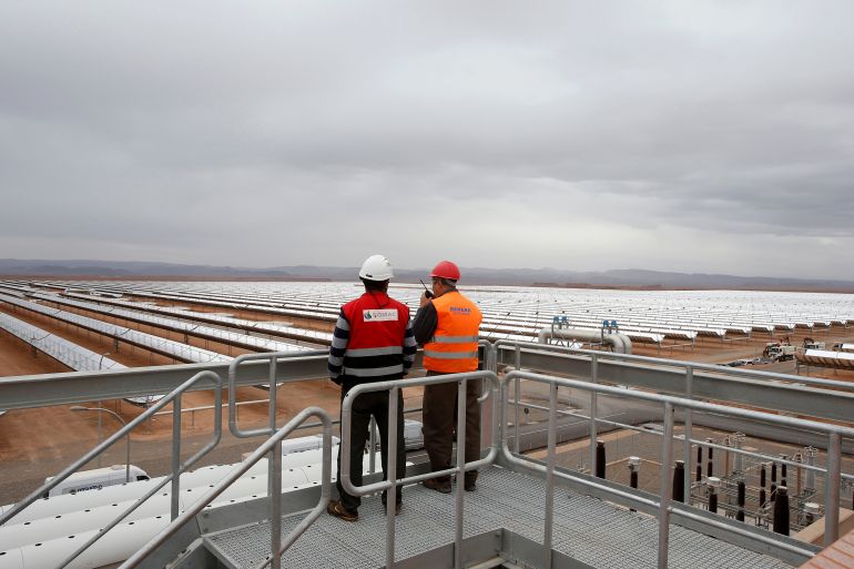A thermosolar power plant is pictured at Noor II Ouarzazate, Morocco, November 4, 2016. Picture taken November 4, 2016. REUTERS/Youssef Boudlal
