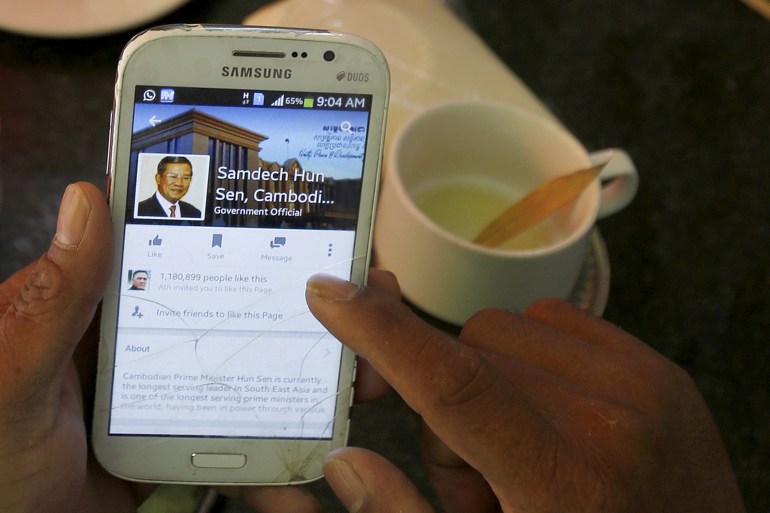 Perdana Menteri Kamboja Hun Sen dituduh menghasut kekerasan di media sosial |  Berita Media Sosial