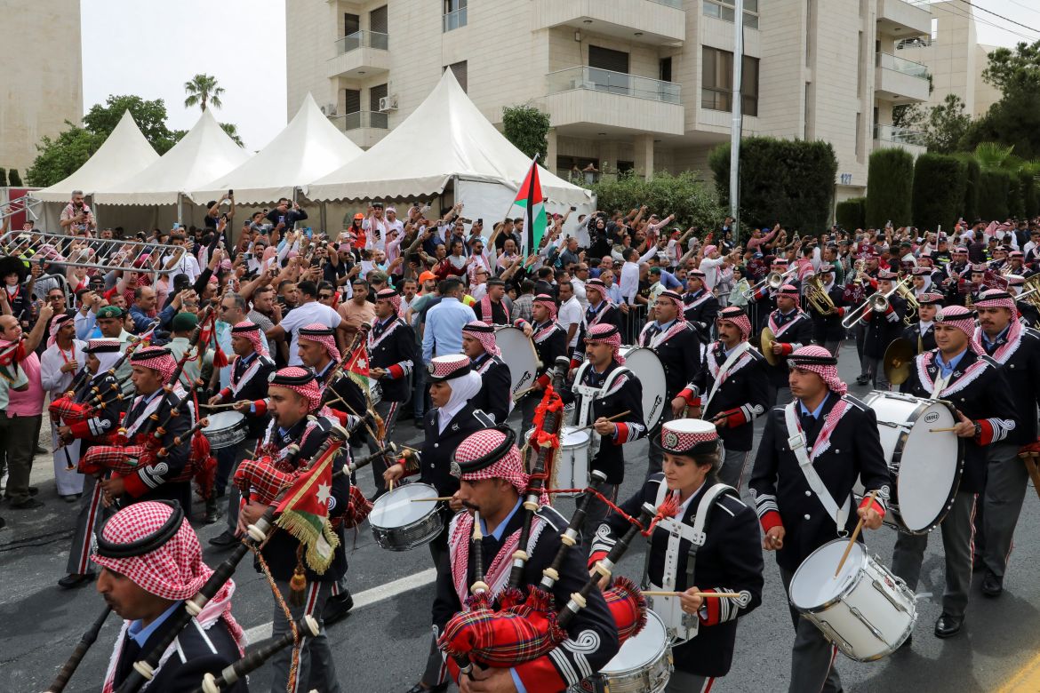 Royal wedding of Jordan's Crown Prince Hussein and Rajwa Al Saif, in Amman, Jordan