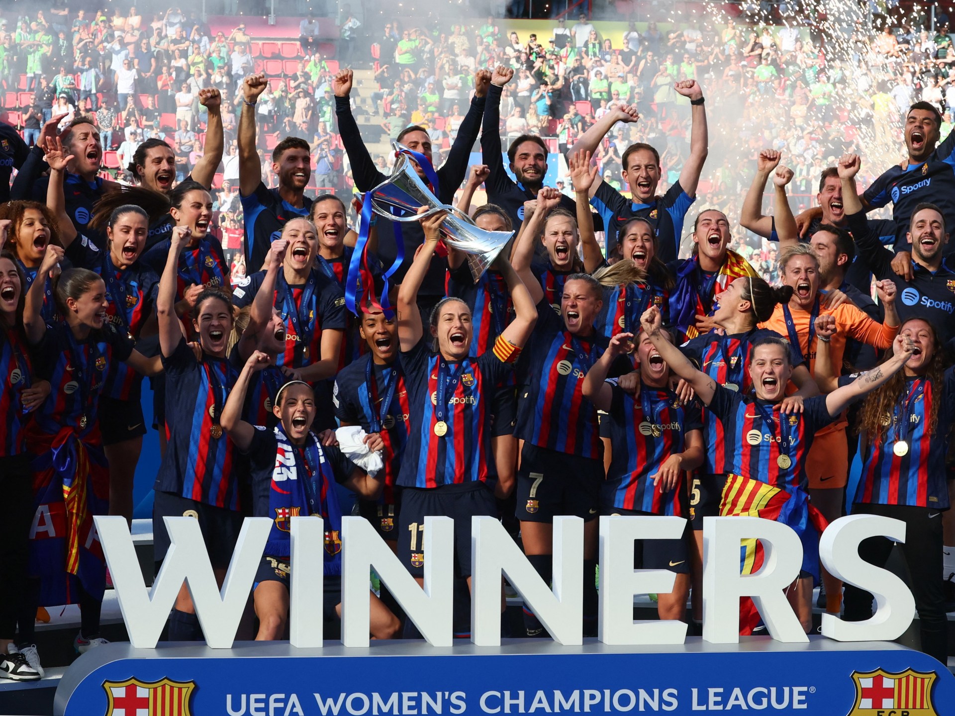 Barcelone remporte la Ligue des champions féminine avec un retour époustouflant |  Nouvelles du football