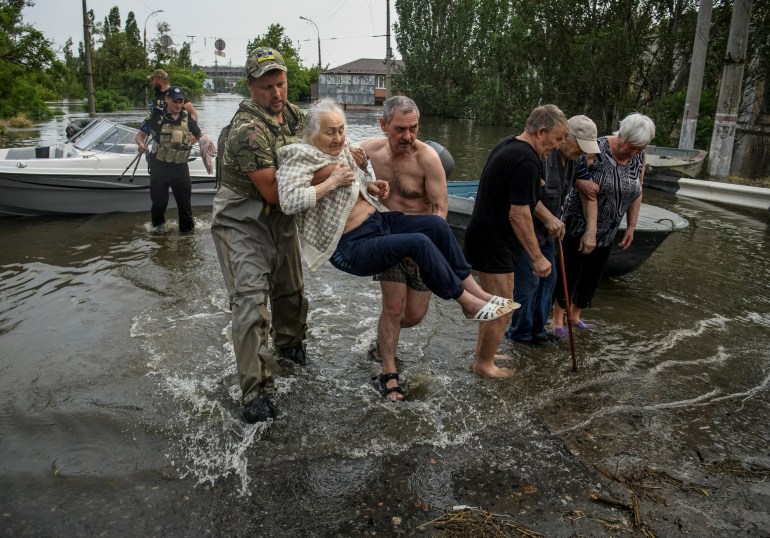 Di Kherson yang diduduki Rusia, bantuan banjir datang perlahan: Warga |  Berita perang Rusia-Ukraina