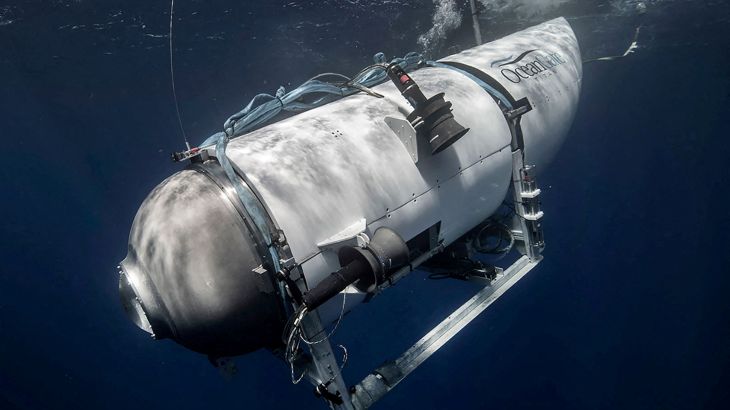 The Titan submersible, operated by OceanGate Expeditions to explore the wreckage of the sunken Titanic off the coast of Newfoundland