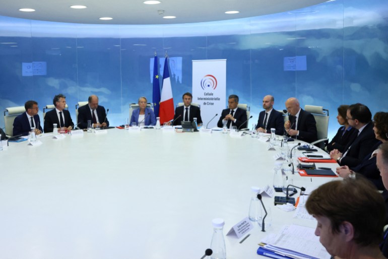 France's emergency meeting