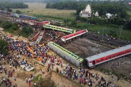 India’s deadly train crash on Friday was the latest in a string of accidents to involve the country’s railways. [Jayanta Shaw/AFPTV/AFP]
