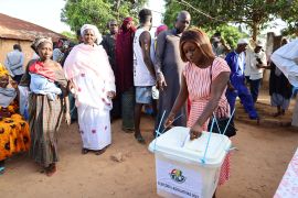 Voters cast their ballots in Guinea-Bissau&#39;s legislative elections in Bissau on June 4, 2023 [Darcicio Barbosa/ AP Photo]