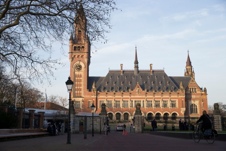 View of the Peace Palace
