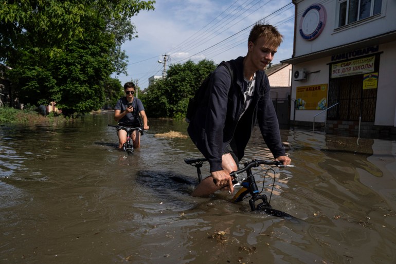 lũ lụt Ukraine