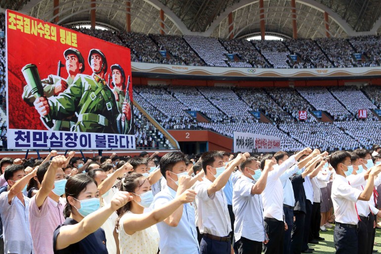 Korea Utara mengadakan aksi unjuk rasa mengecam ‘imperialis AS’ |  Berita Politik