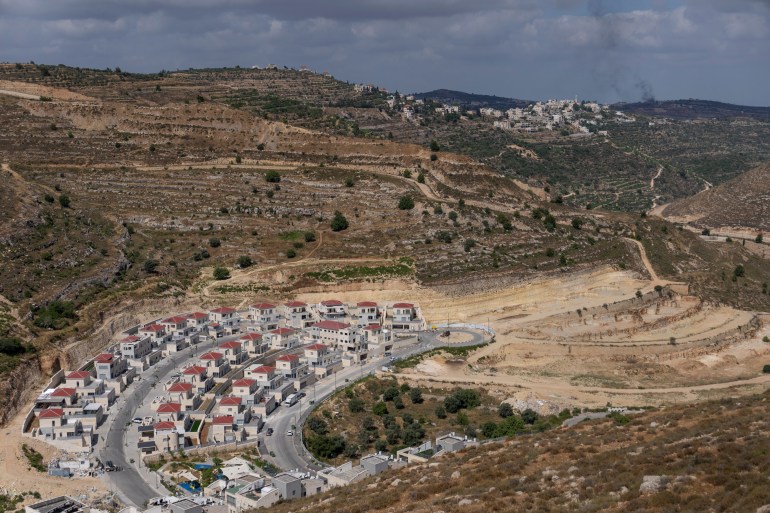 FILE - This file photo shows a part of new housing projects in the West Bank Israeli settlement of Givat Ze'ev, Monday, June 18, 2023. Israel’s far-right government on Monday, June 26, 2023, approved plans to build thousands of new homes in the occupied West Bank — a move that threatened to worsen increasingly strained relations with the United States. (AP Photo/Ohad Zwigenberg, File)