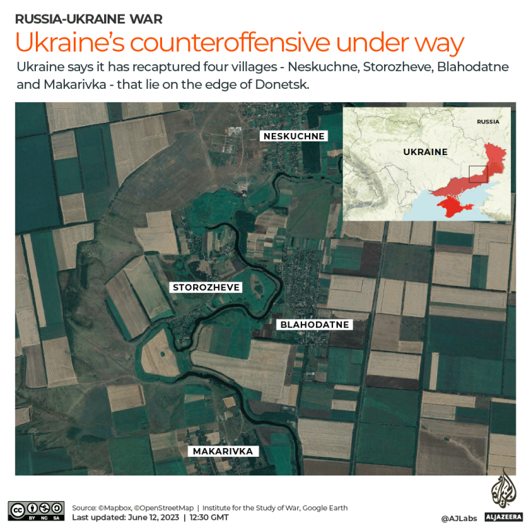 INTERATIVO-A contra-ofensiva da Ucrânia em andamento