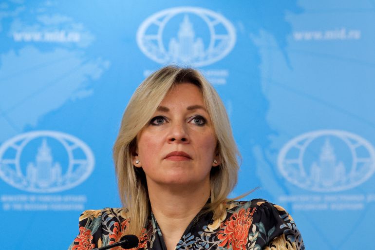 Russian Foreign Ministry spokeswoman Maria Zakharova