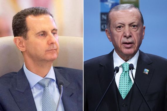Syria's President Bashar al-Assad and Turkish President Tayyip Erdogan