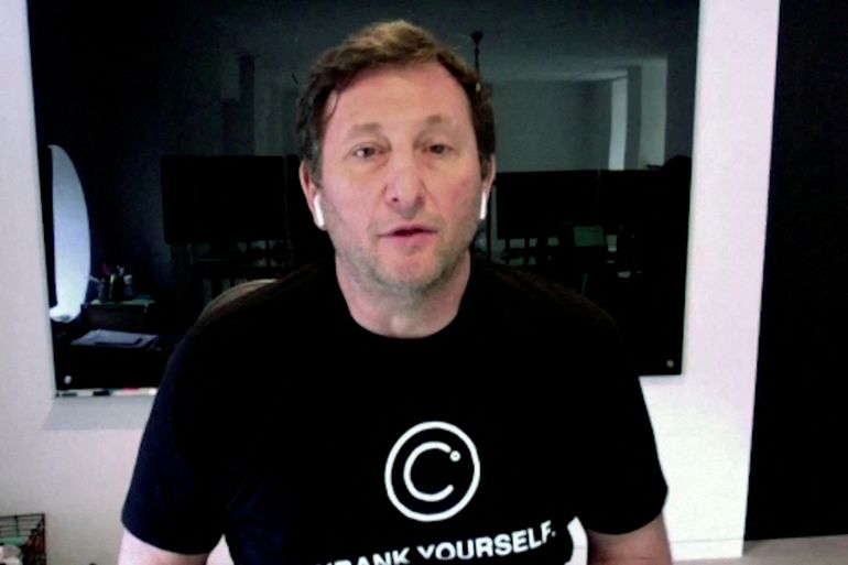 Celsius Network founder Alex Mashinsky speaks in a still image from a video conference interview in New York City, U.S.
