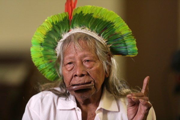 Вождът на бразилското коренно население настоява за по-голяма роля в дебата за климата
