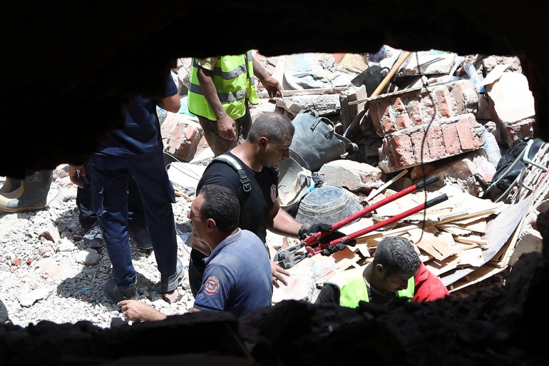 Bangunan apartemen runtuh di Kairo, menewaskan sedikitnya 12 orang |  Berita