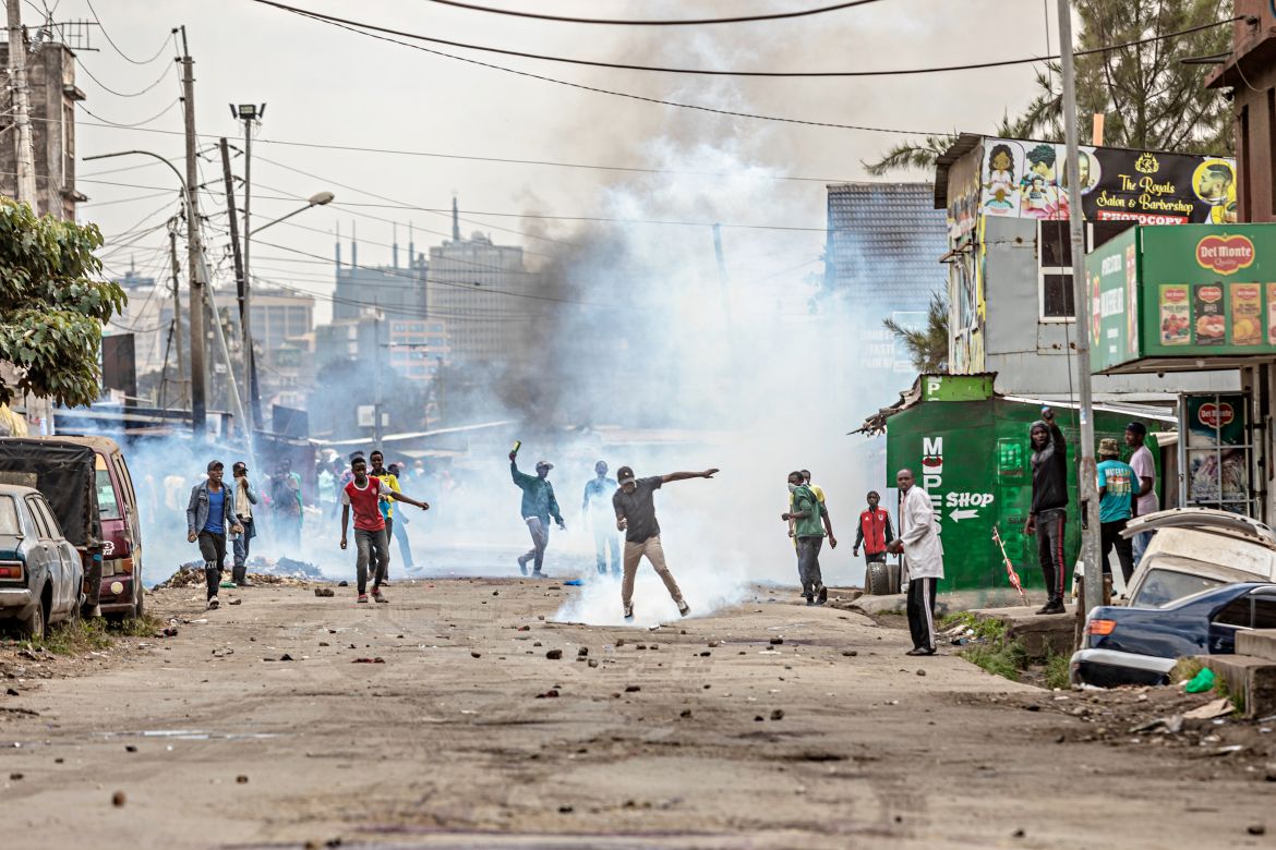 Despite the police ban, demonstrators took to the streets and clashed with police in several parts of the city.