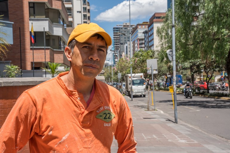 Raul Gonzalez, 44, construction worker in Ecuador