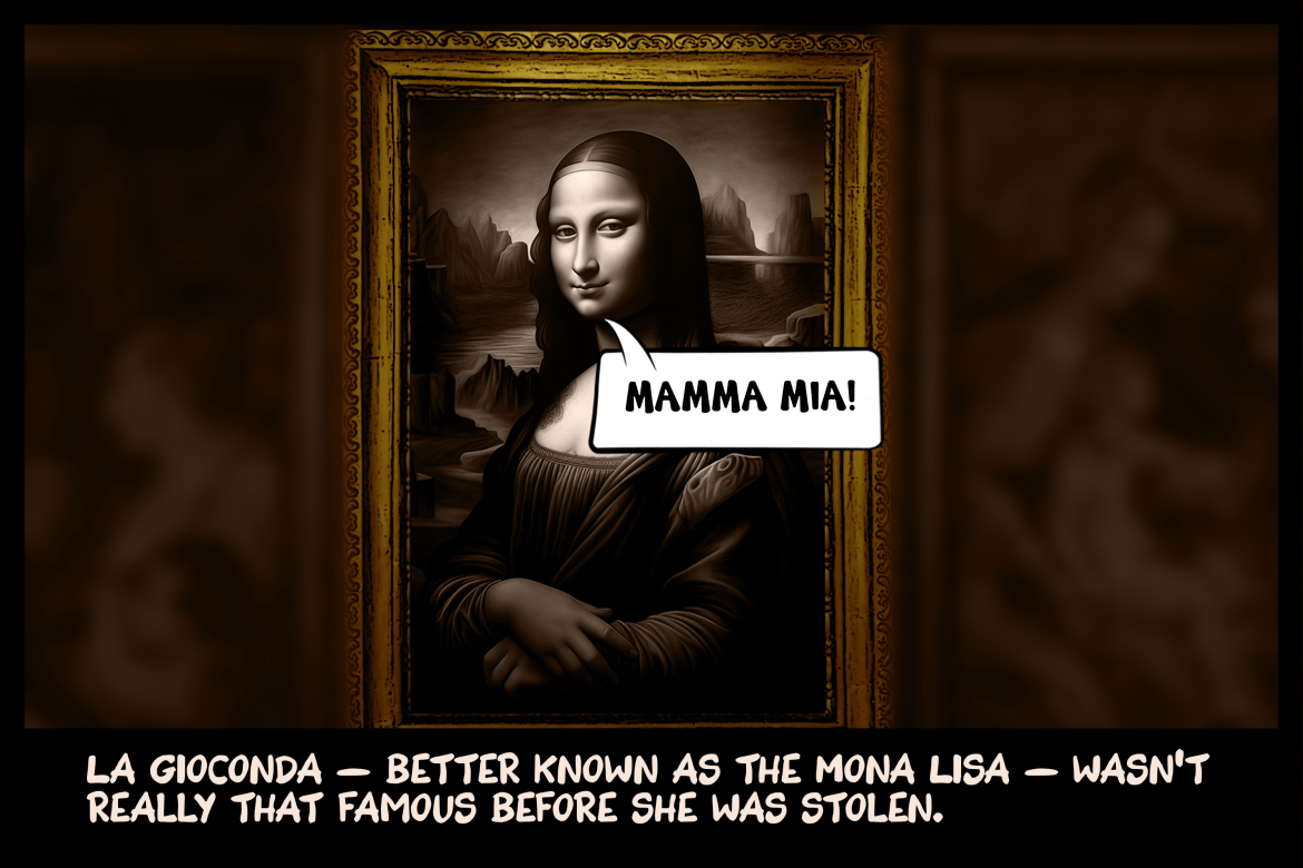 History illustrated: Who stole the Mona Lisa?