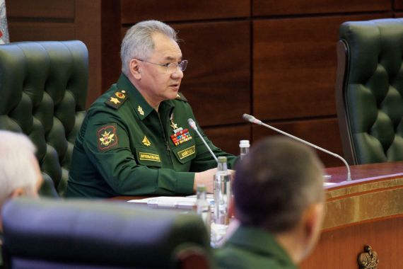 Il ministro della Difesa russo Sergey Shoigu